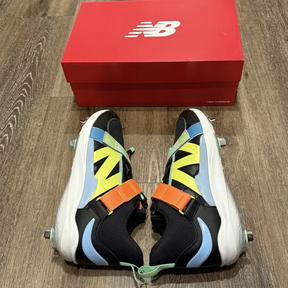 New Balance FuelCell Lindor v2 Neon Dragonfly Baseball Cleat Men's Size 12.5‎ D